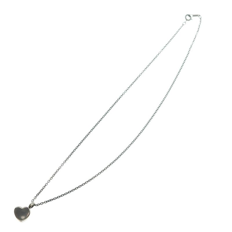 Tiffany & Co Heart Necklace Pendant Chain Silver