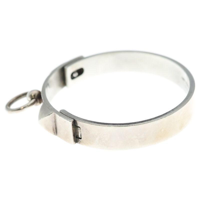 Hermes Collier de Chien Bangle Bracelet Silver