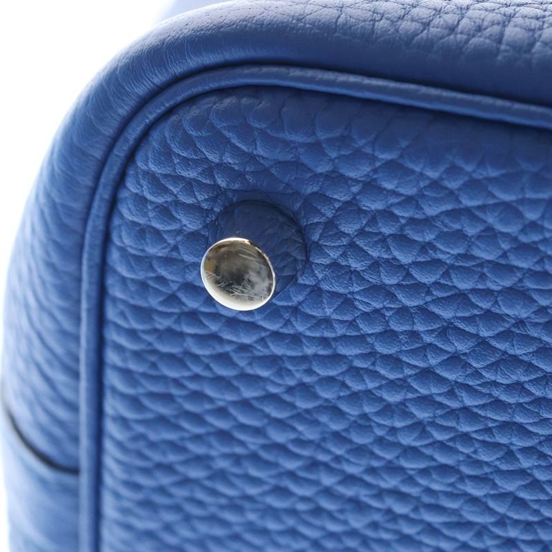 Hermes Picotin Lock PM Taurillon Frida Handbag Blue