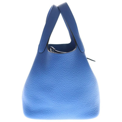 Hermes Picotin Lock PM Taurillon Frida Handbag Blue