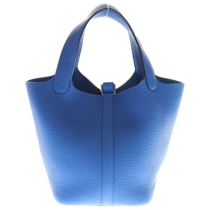 Hermes Picotin Lock PM Taurillon Frida Handbag Blue