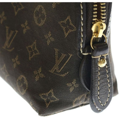Louis Vuitton Monogram Idyll Pochette Cosmetic Fuzan Pouch Case Brown Canvas