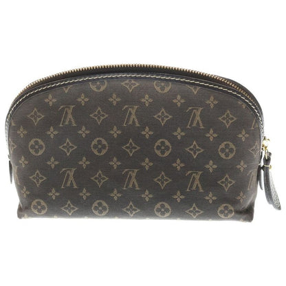 Louis Vuitton Monogram Idyll Pochette Cosmetic Fuzan Pouch Case Brown Canvas