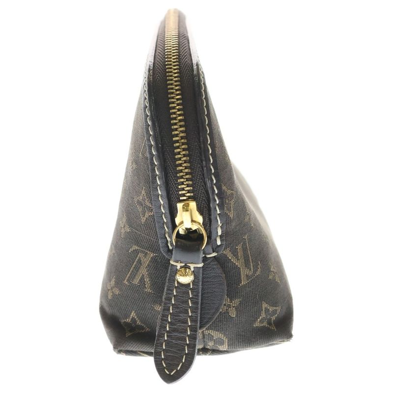 Louis Vuitton Monogram Idyll Pochette Cosmetic Fuzan Pouch Case Brown Canvas