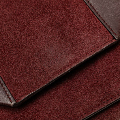 Saint Laurent Betty Chain Shoulder Bag Wine Red Gold Suede Leather