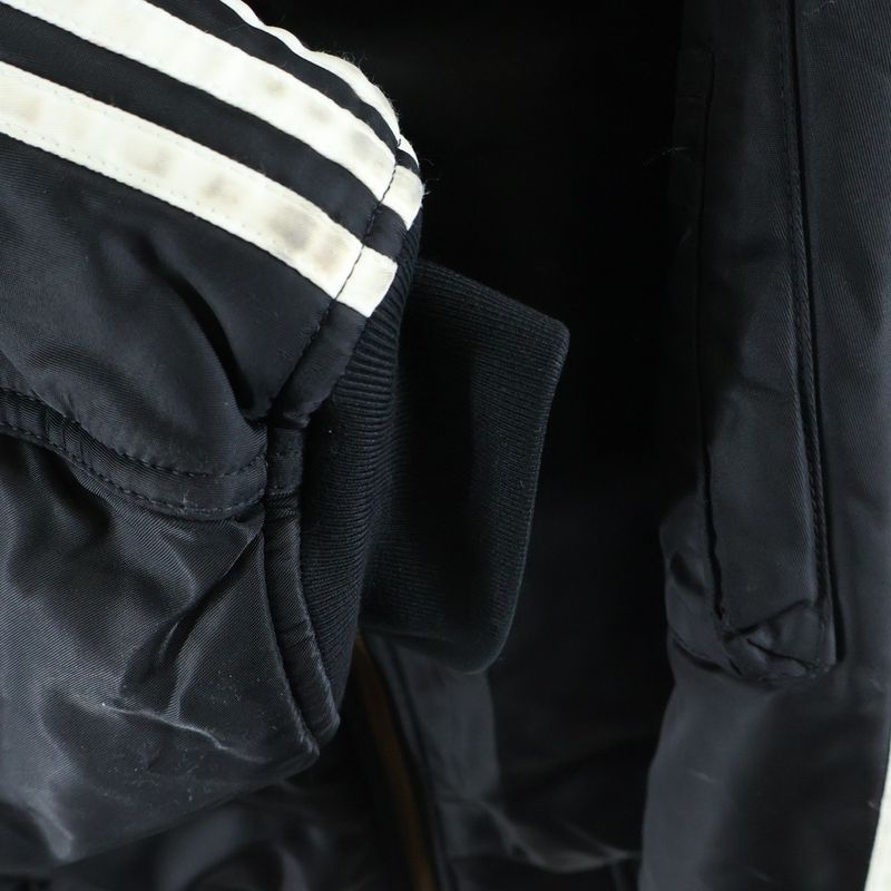 Balenciaga Adidas Side Line Bomber Jacket Black