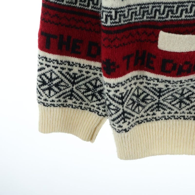 Celine the Dancing Kid Wool Jacquard Dolls Knit Cardigan Kid Jacket Multicolor