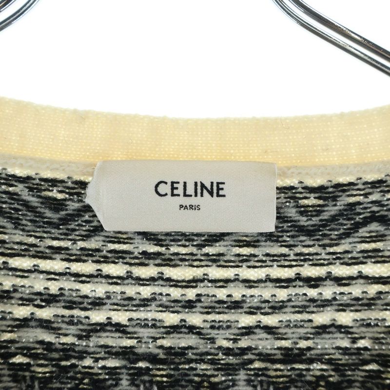 Celine the Dancing Kid Wool Jacquard Dolls Knit Cardigan Kid Jacket Multicolor