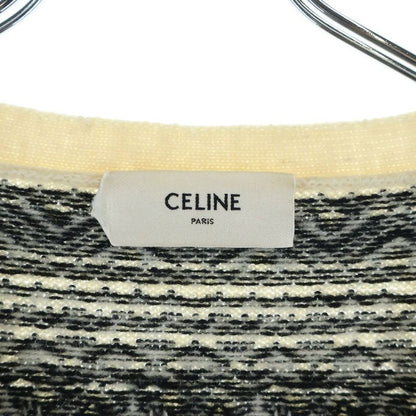 Celine the Dancing Kid Wool Jacquard Dolls Knit Cardigan Kid Jacket Multicolor