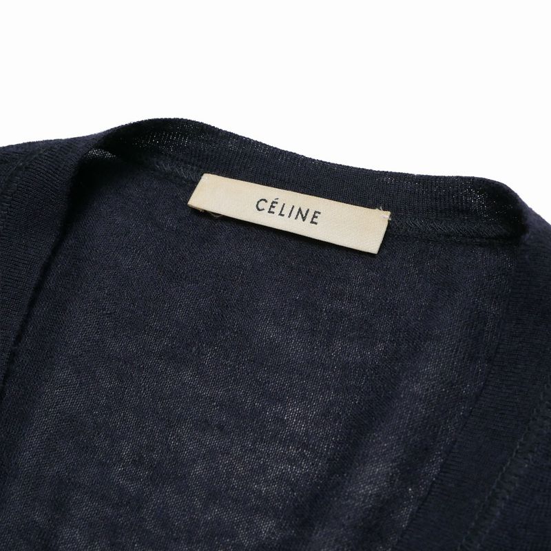 Celine Knit S Phoebe Philo Era All Cashmere Cardigan