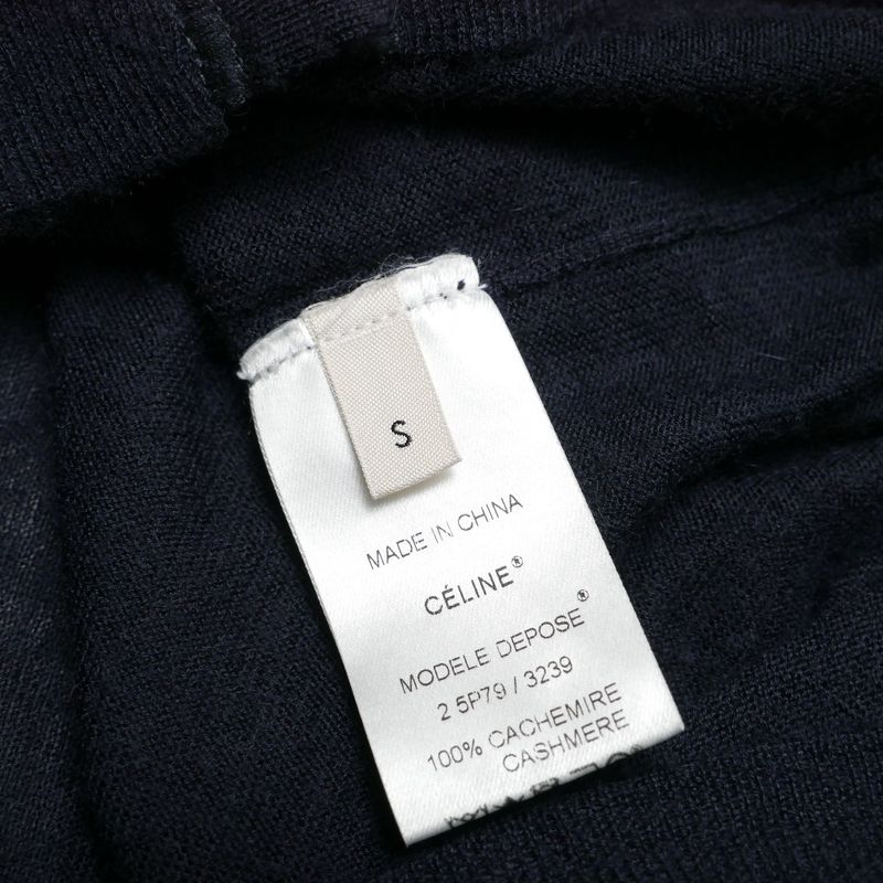 Celine Knit S Phoebe Philo Era All Cashmere Cardigan