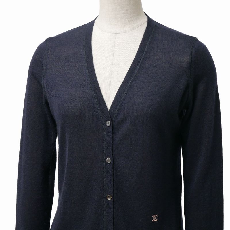 Celine Knit S Phoebe Philo Era All Cashmere Cardigan