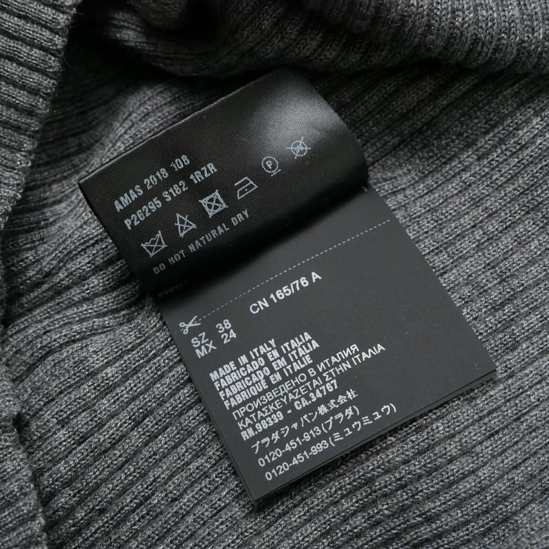 Prada Knit 38 Turtleneck Long Sleeve Sweater