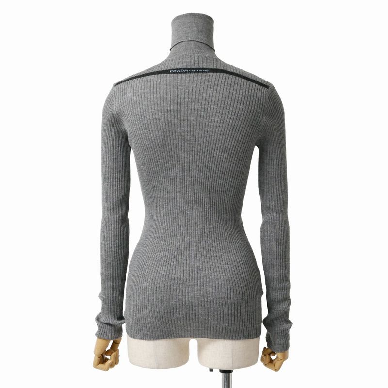 Prada Knit 38 Turtleneck Long Sleeve Sweater