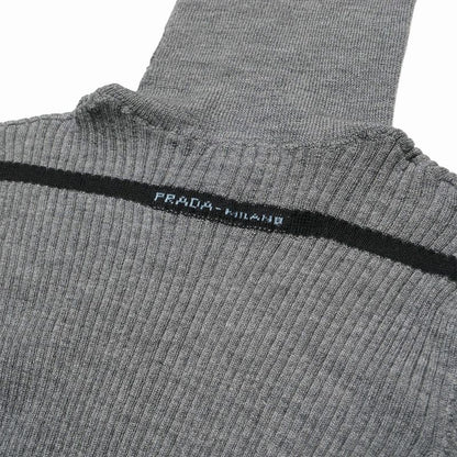 Prada Knit 38 Turtleneck Long Sleeve Sweater