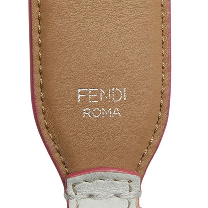 Fendi Strap You Studded Shoulder White Multicolor Leather