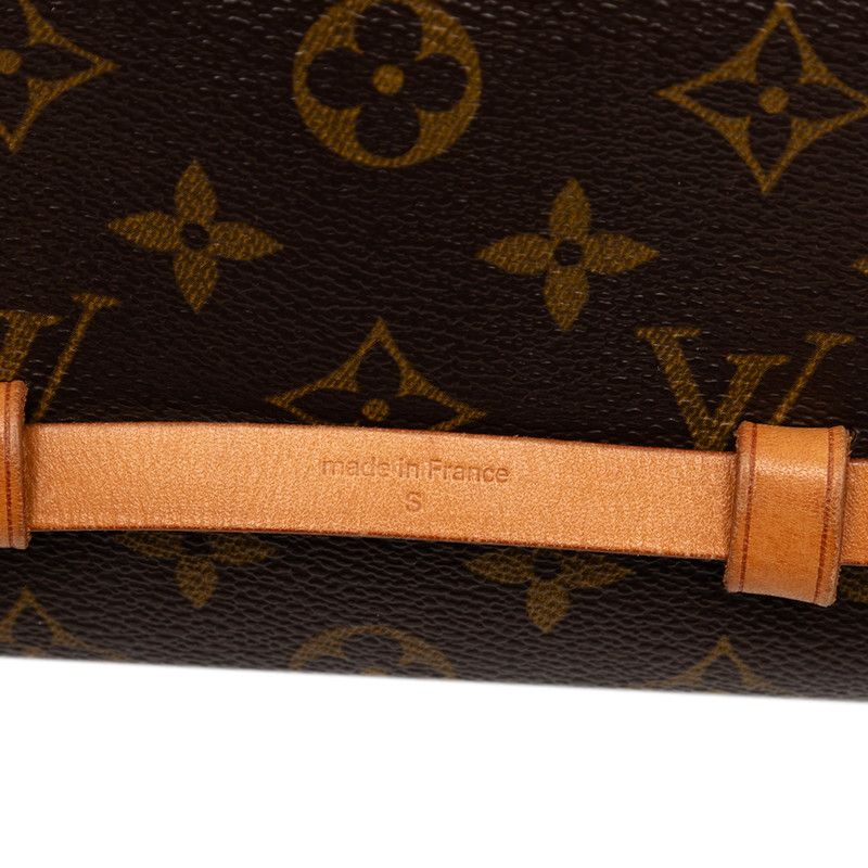 Louis Vuitton Monogram Pochette Florentine S Belt Bag Brown Leather