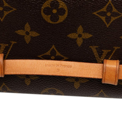 Louis Vuitton Monogram Pochette Florentine S Belt Bag Brown Leather