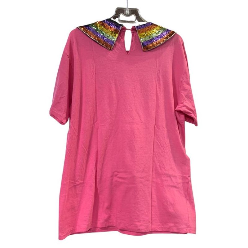 Gucci Sequin Logo Short Sleeve T-