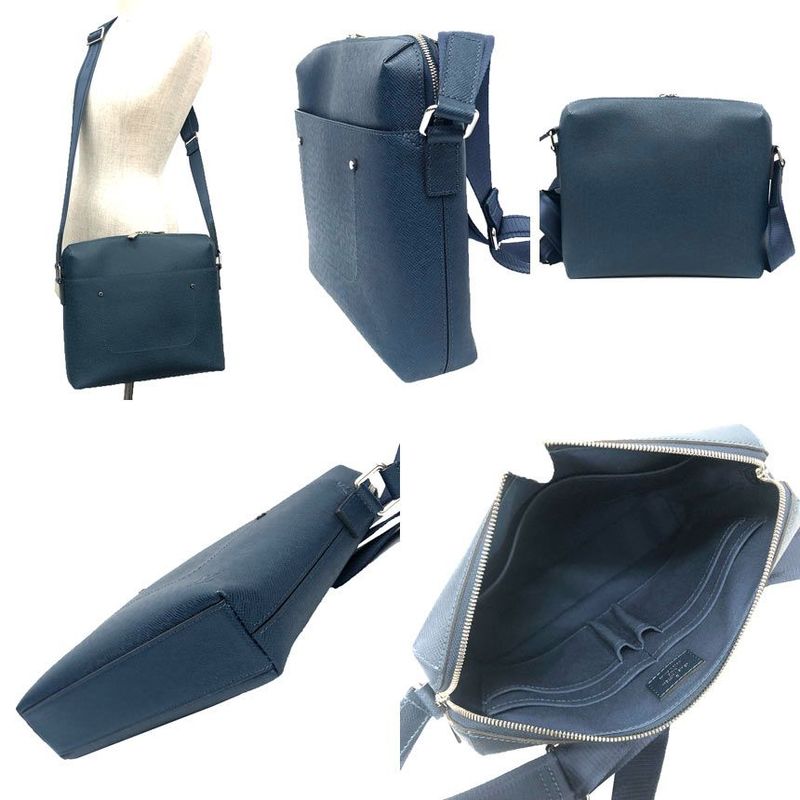 Louis Vuitton Taiga Grigori Messenger PM Shoulder Bag Ocean Navy