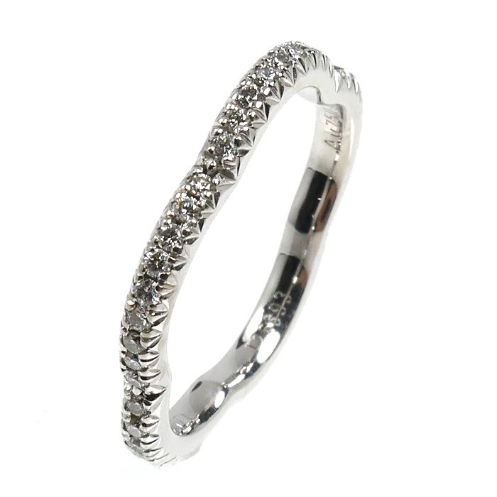 Chanel 18k White Gold Camellia Diamond Ring 48