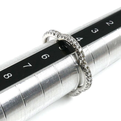 Chanel 18k White Gold Camellia Diamond Ring 48