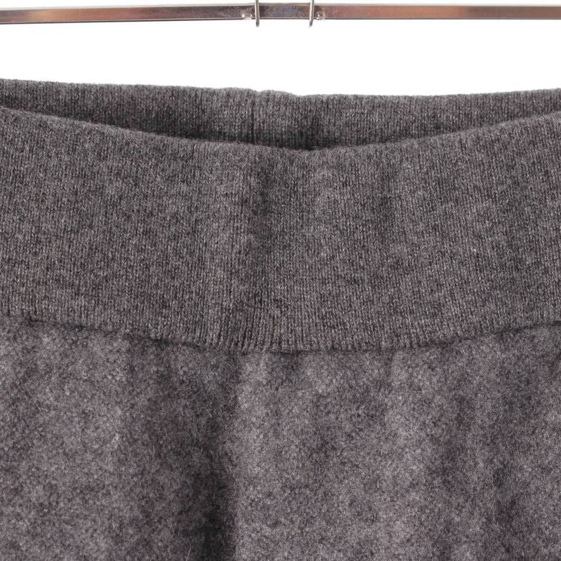 Dior Icons Cashmere Wool Back Logo Track Pants Trousers Gray