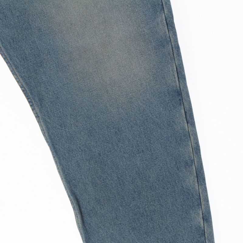 Prada Denim Triangle Logo 5 Pocket Pants Jeans Blue Indigo 34