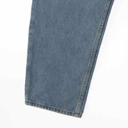 Prada Denim Triangle Logo 5 Pocket Pants Jeans Blue Indigo 34