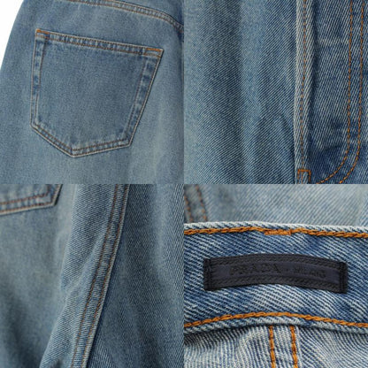 Prada Denim Triangle Logo 5 Pocket Pants Jeans Blue Indigo 34