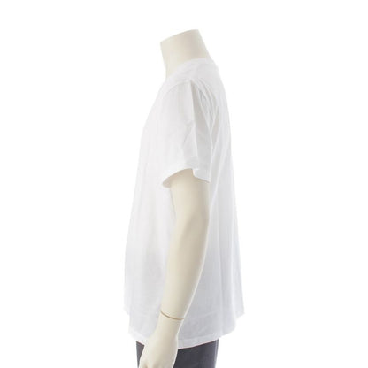 Dior Cotton Montaigne Logo Short Sleeve T-Shirt Top White