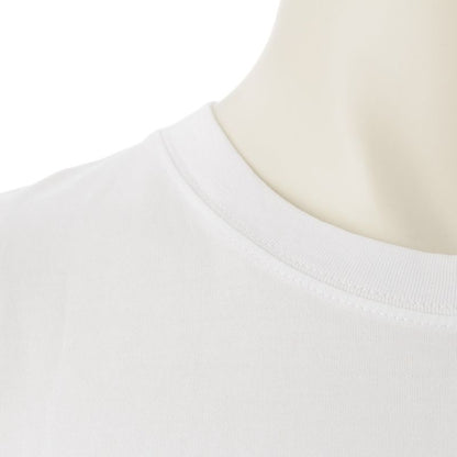 Dior Cotton Montaigne Logo Short Sleeve T-Shirt Top White