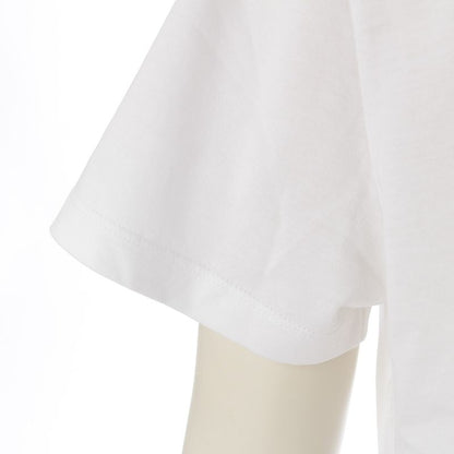 Dior Cotton Montaigne Logo Short Sleeve T-Shirt Top White