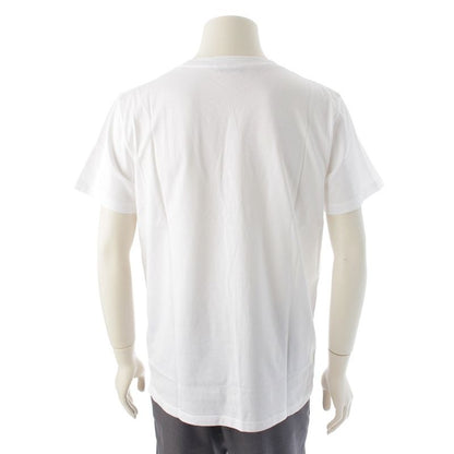 Dior Cotton Montaigne Logo Short Sleeve T-Shirt Top White