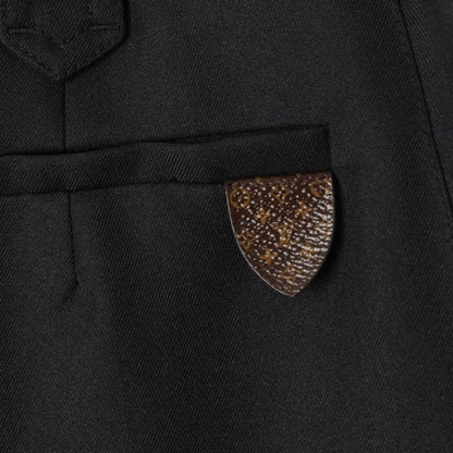 Louis Vuitton Monogram Batch Trousers Tailored Pants Black 34