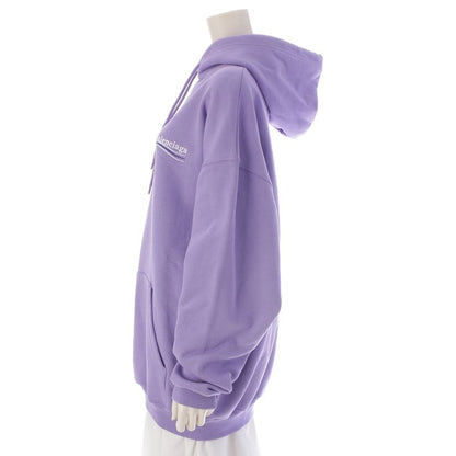 Balenciaga Campaign Logo Pullover Hoodie Top Purple