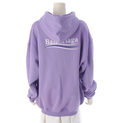 Balenciaga Campaign Logo Pullover Hoodie Top Purple