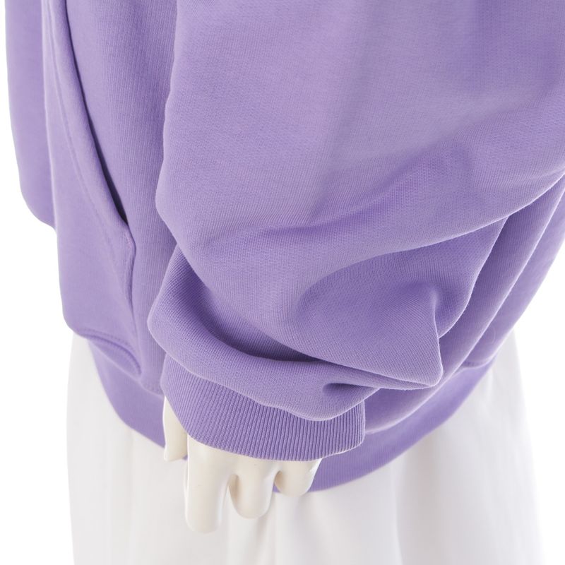 Balenciaga Campaign Logo Pullover Hoodie Top Purple