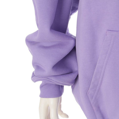 Balenciaga Campaign Logo Pullover Hoodie Top Purple