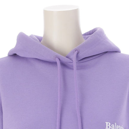 Balenciaga Campaign Logo Pullover Hoodie Top Purple