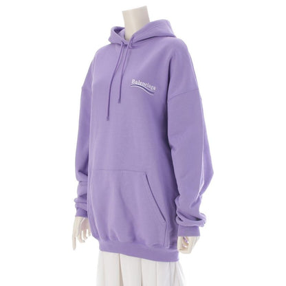 Balenciaga Campaign Logo Pullover Hoodie Top Purple