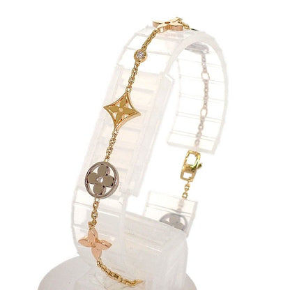Louis Vuitton Monogram Idylle Bracelet 18k Yellow Gold 18k Pink Diamond