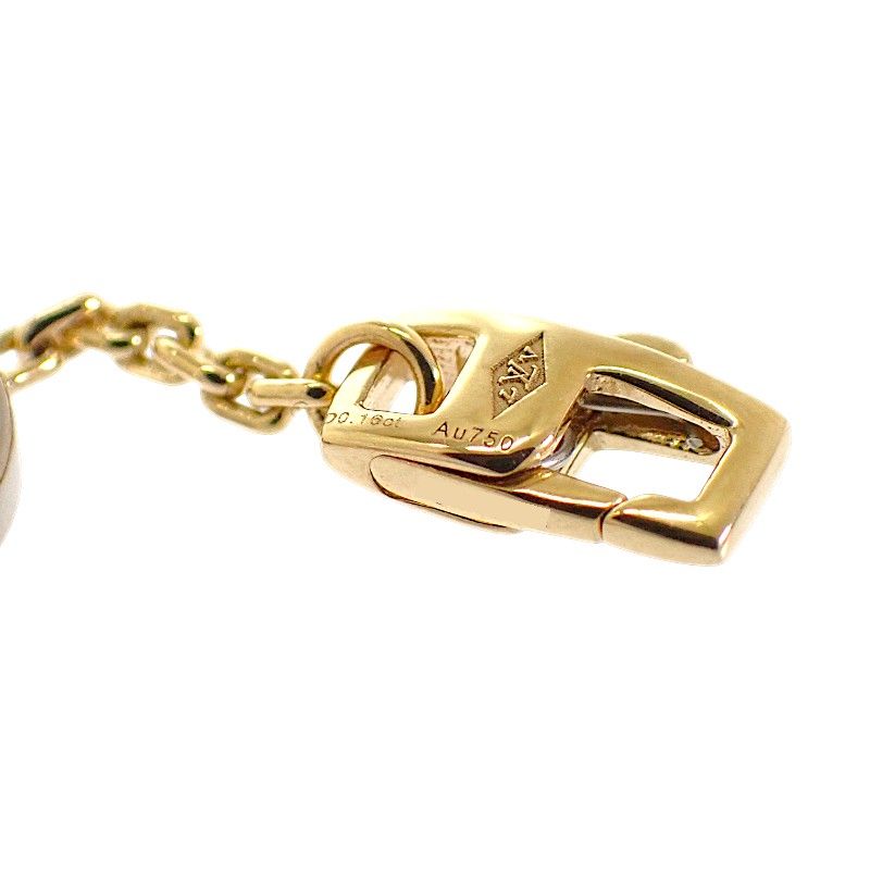Louis Vuitton Monogram Idylle Bracelet 18k Yellow Gold 18k Pink Diamond