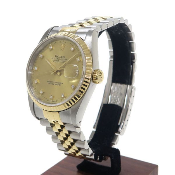 Rolex Datejust Watch Yellow