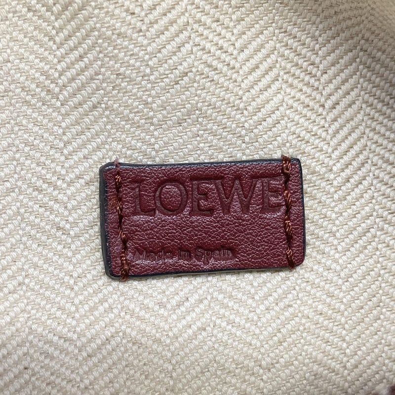 Loewe Handbag Puzzle Bag Mini Bordeaux