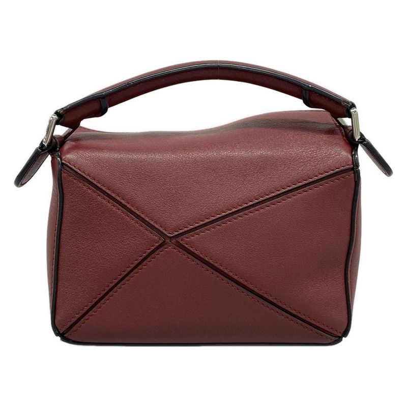 Loewe Handbag Puzzle Bag Mini Bordeaux
