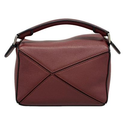 Loewe Handbag Puzzle Bag Mini Bordeaux
