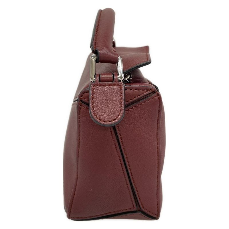 Loewe Handbag Puzzle Bag Mini Bordeaux