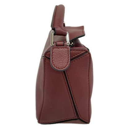Loewe Handbag Puzzle Bag Mini Bordeaux