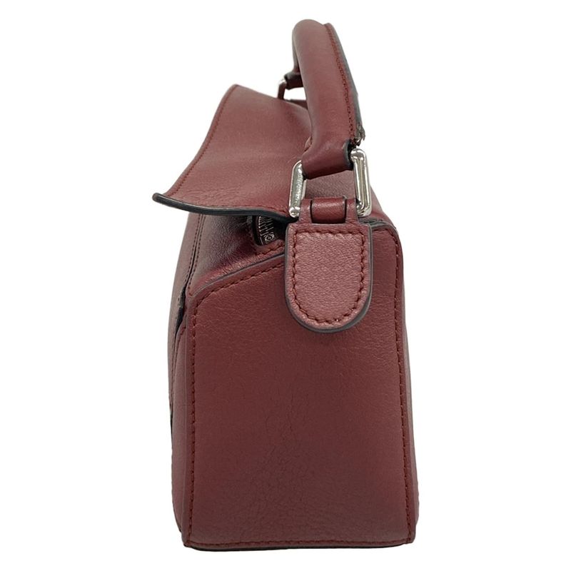 Loewe Handbag Puzzle Bag Mini Bordeaux